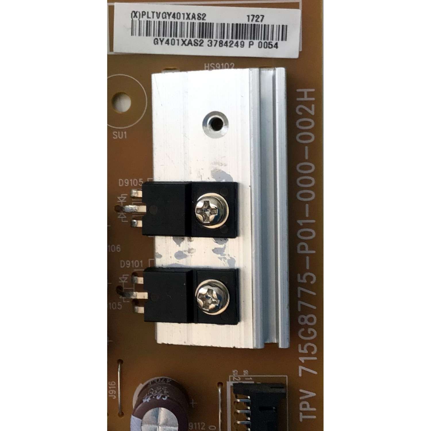 KIT DE TARJETAS PARA TV INSIGNIA /MAIN  XHCB01K024 / 715G8501-M01-B00-005T / (X)XHCB01K024010X / FUENTE PLTVGY401XAS2 / 715G8775-P01-000-002H / (X)PLTVGY401XAS2 / T-CON 5550T32C13 / 55T32-C0F CTRL BD / 55.50T32.C13 / MODELO NS-50DR620NA18 - Imagen 3
